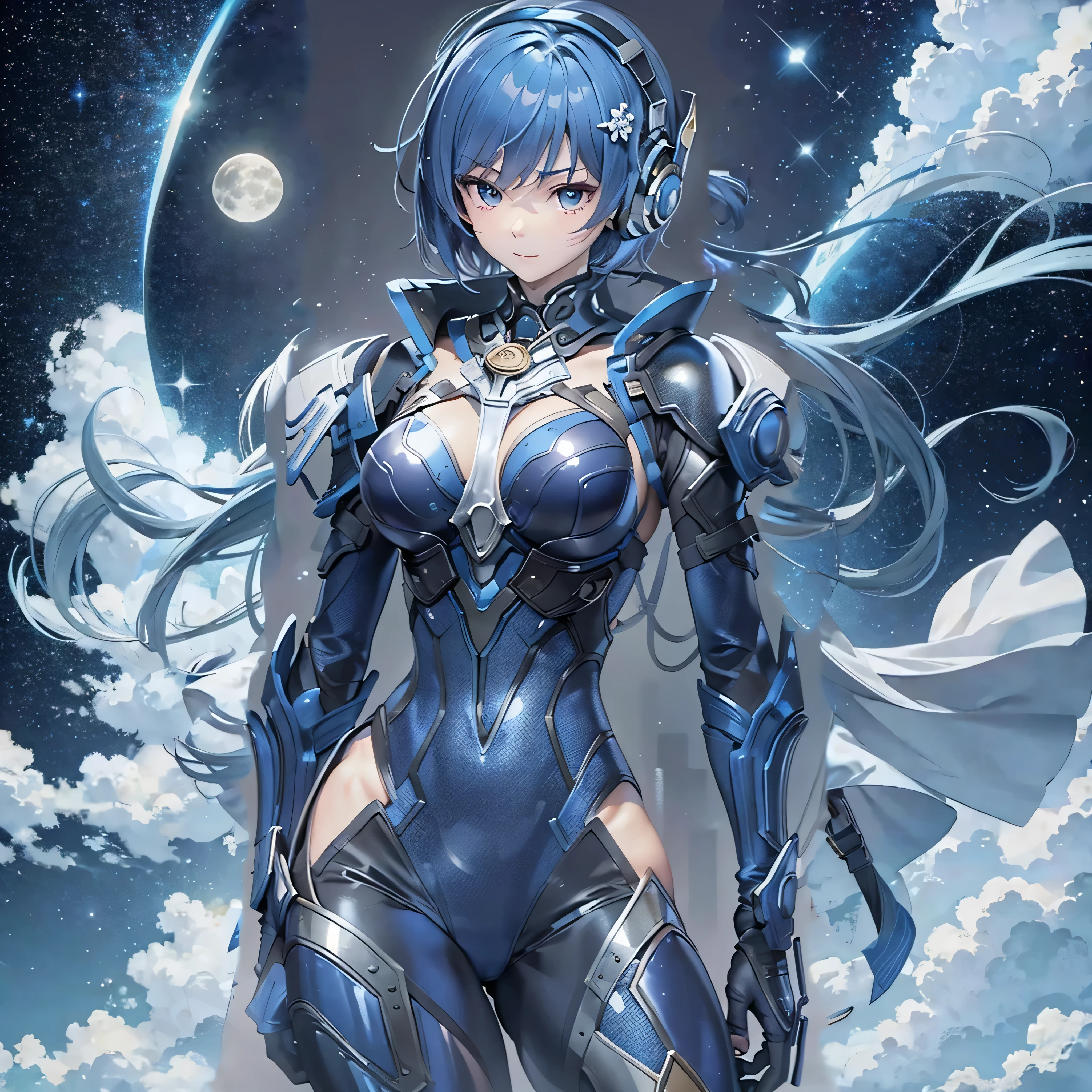 universe、Starry Sky、Earth、moon