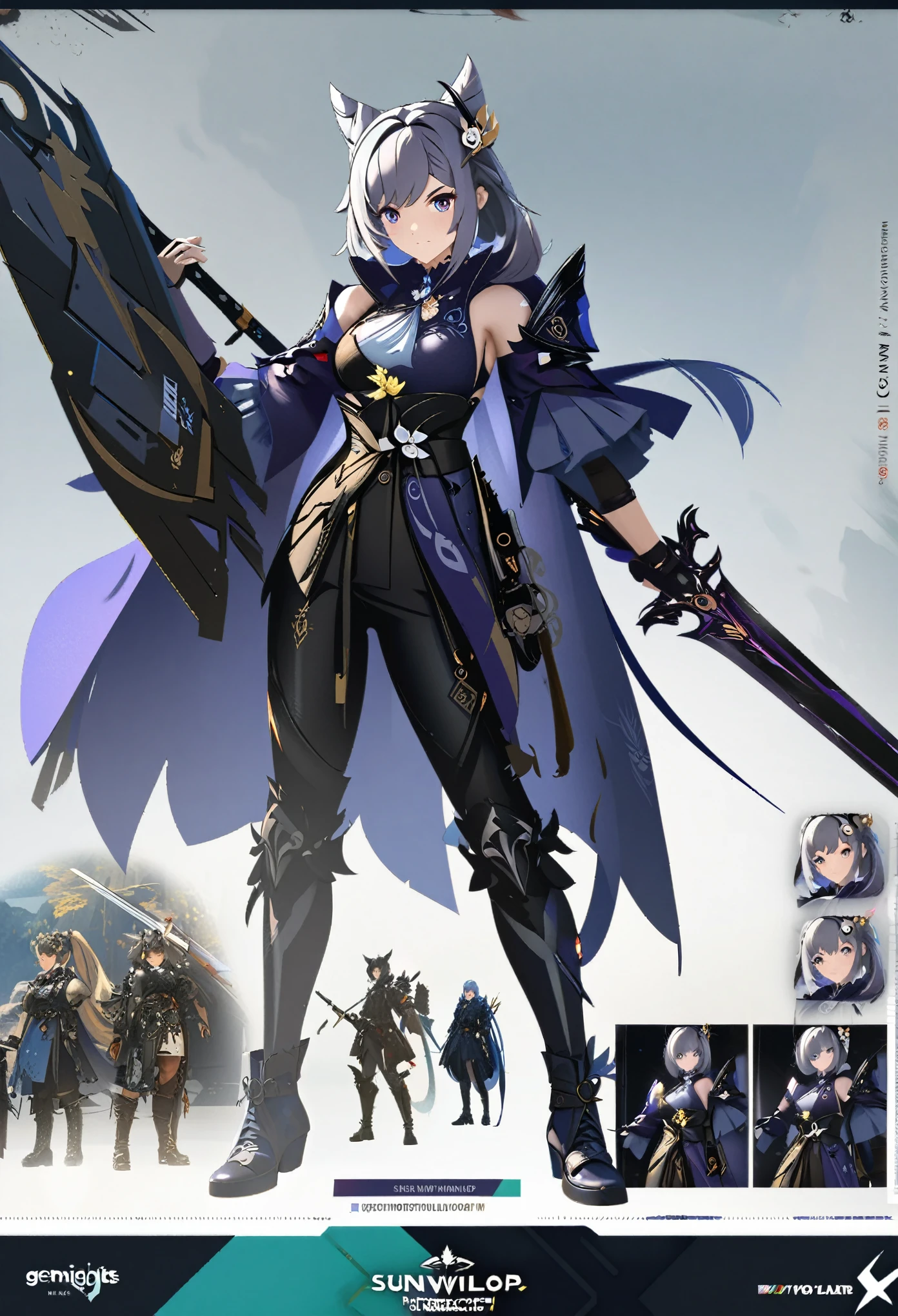 Sword and Cape、Anime character holding a shield, from Arknights, Key Anime Art, Suncred Waters in style of wlop, Official character art, Keqing of Genshin Impact, ( ( Character Concept Art ) ), detailed Key Anime Art, Arknights, Suncred Waters, Amazing Anime 8K, Character artwork, shigenori soejima illustration