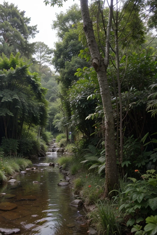 Nature rain forest