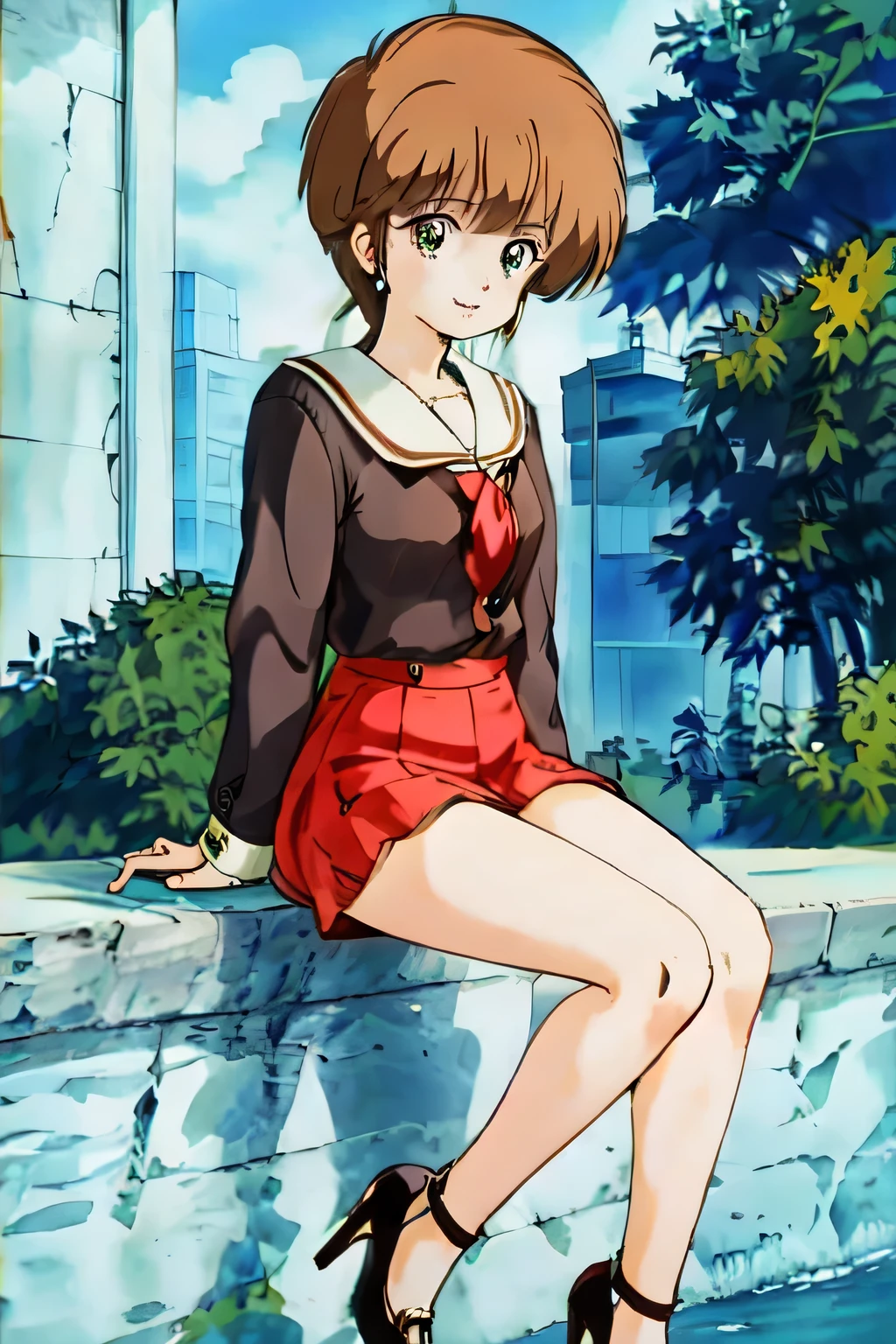 (masterpiece, best quality;1.3), extremely detailed ,ultra detailed, 1girl, hikaru hiyama, solo, smile,
ghostbuster uniform, protonpack, new York city, earrings, high heels, jewelry,