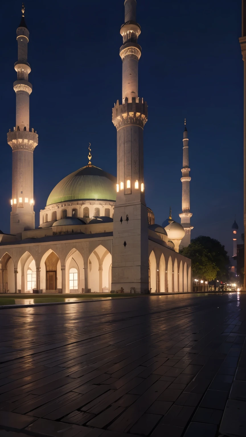 beautiful mosque, sexy, evening, mosque exterior 