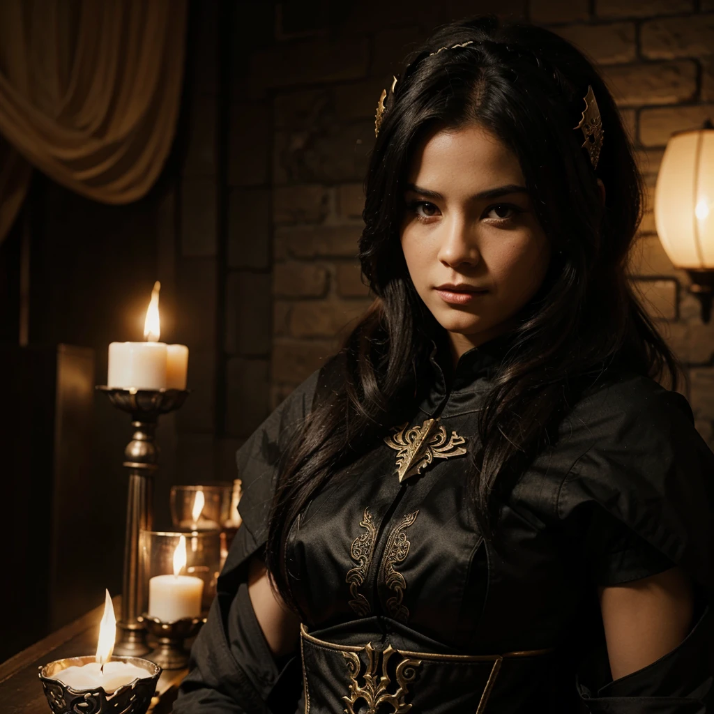 Female character from the story of the black dragon warior
