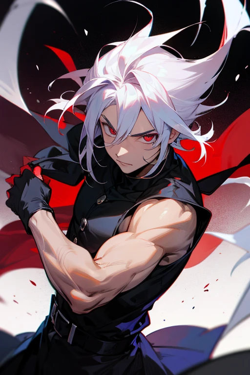 vampiro anime, homem, cabelo branco, anime