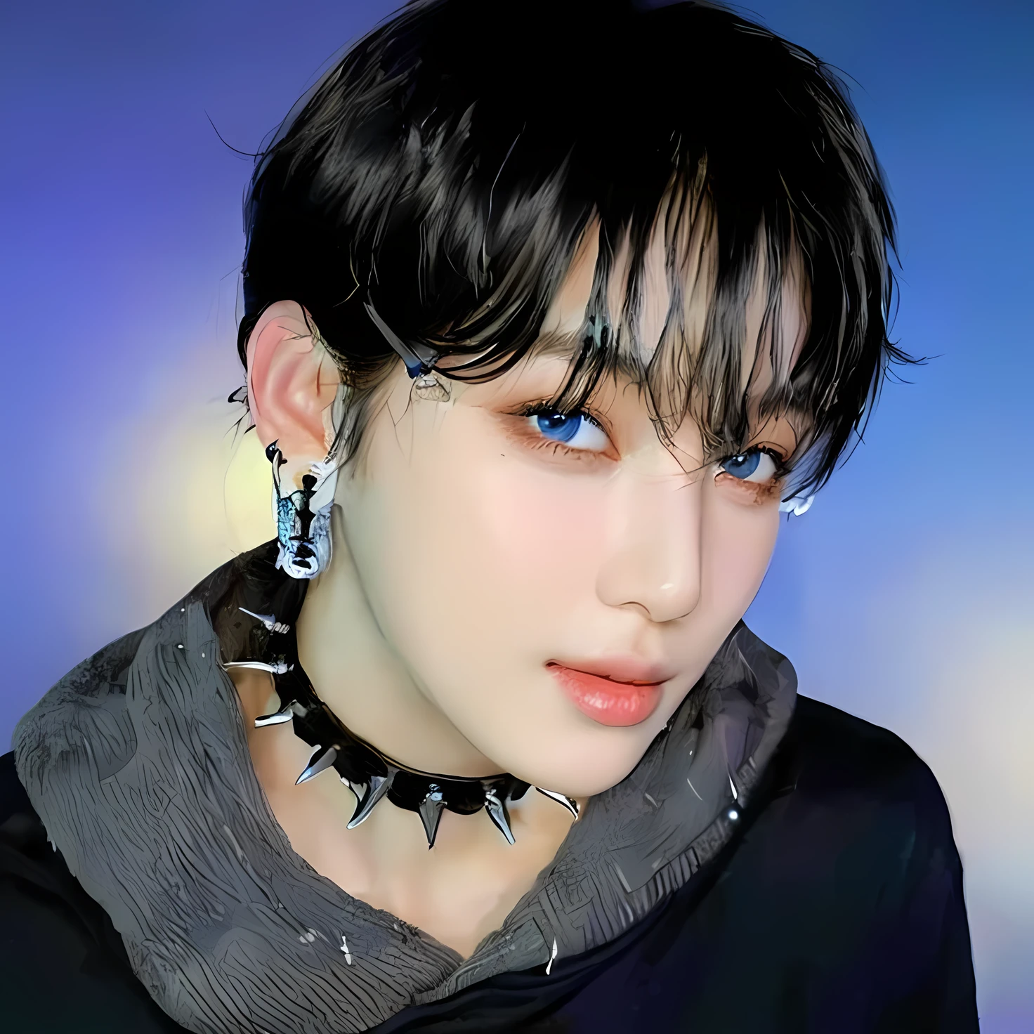 (beautiful detailed eyes, beautiful detailed lips, extremely detailed eyes and face, long eyelashes), (best quality, realistic, photorealistic:1.37), picturesque, Korean pop idol, attractive, flawless skin, stylish hair, fashionable outfit, charismatic smile, natural light, vibrant colors, soft and warm tones, dreamy atmosphere