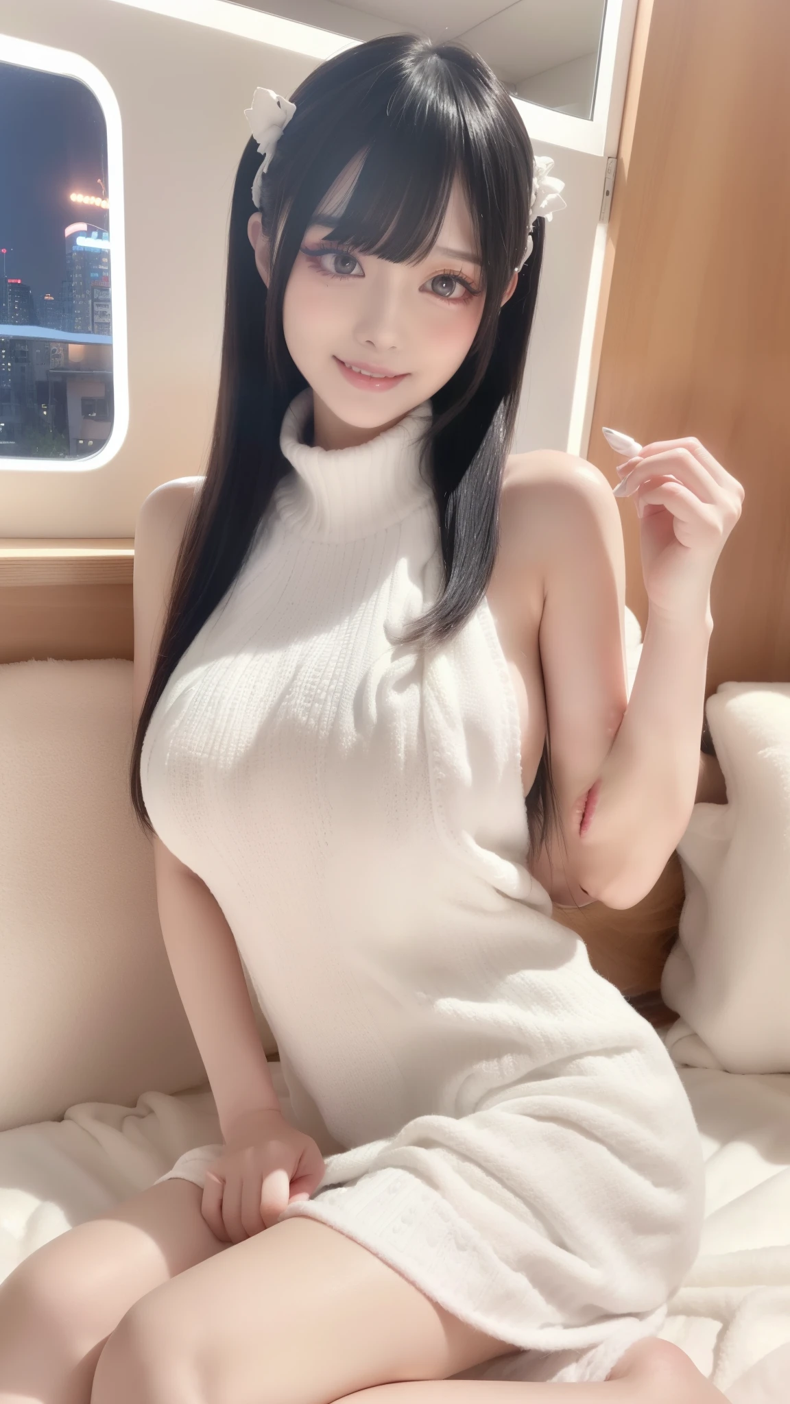 (big :1.5), (((Safe and secure、CERO A、All ages、safety sensor、Absolutely safe、sfw:1.5, safety)))、

(JAV DVD Package:1.5、surface:1.2, JAV Cover:1.5, Large title text:1.5),

(masterpiece, highest quality, highest quality, Official Art, beautifully、beautiful:1.2, Cinema Lighting、Key light at 45 degrees from the front, Auxiliary Light、Soft Backlight), (Correct five-finger、The perfect human body、Highly detailed face and skin texture、Natural neck 長さ、beautiful Hands、Thin legs、The perfect human body、Accurate human body、Perfect and precise fingers)、Detailed Background、Background Blur、Detailed and beautiful background、Cute Girls、Teenage Girl、

Beautiful face、((Oily skin:1,5、Shine, Beautiful Skin、Beautiful skin)), Perfect round ass、the body is スリム、Pale skin、Shiny, Brighten your eyes with colored contact lenses、Long and lush eyelashes、Big cleavage、(Lip gloss), Absolute area、Bold Pose、sexy、(Sensual, Enthusiastic, Cute smile:1.5), Long Hair Girl、Beautiful Japanese Girls、Black-haired、Heavy bangs、

((Jirai Type Makeup:1.3, jirai type girl:1.5), Sparkling Shine Sagging under eyes、Red eyeliner:1.0、Sparkly Makeup、Red glitter eye makeup)),

(((All of these pajamas are made from super soft fleece material:1.8, Pajama dress type、Thick white horizontal stripes))), 

A room with a living feel、Disturbed room、Messy bed、Dark bedroom、indoor、moonlit room、Dark Room、dim、A cozy apartment room、Messy room、Messy bed、(night:1.5)、A messy can of beer、can of beer、can of beerを飲む、Many cans of beer、