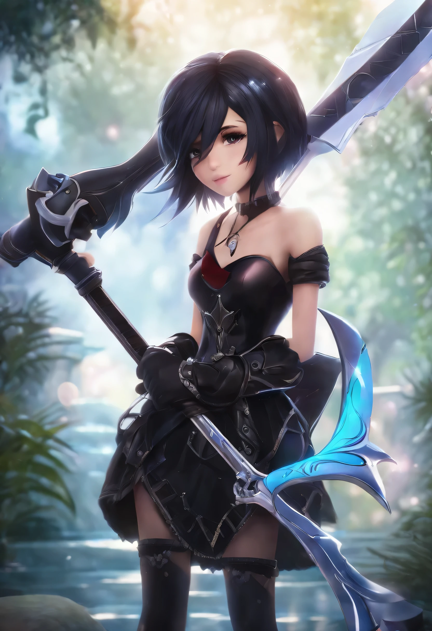 Xion Girl Kingdom Hearts 4K ,Keyblade