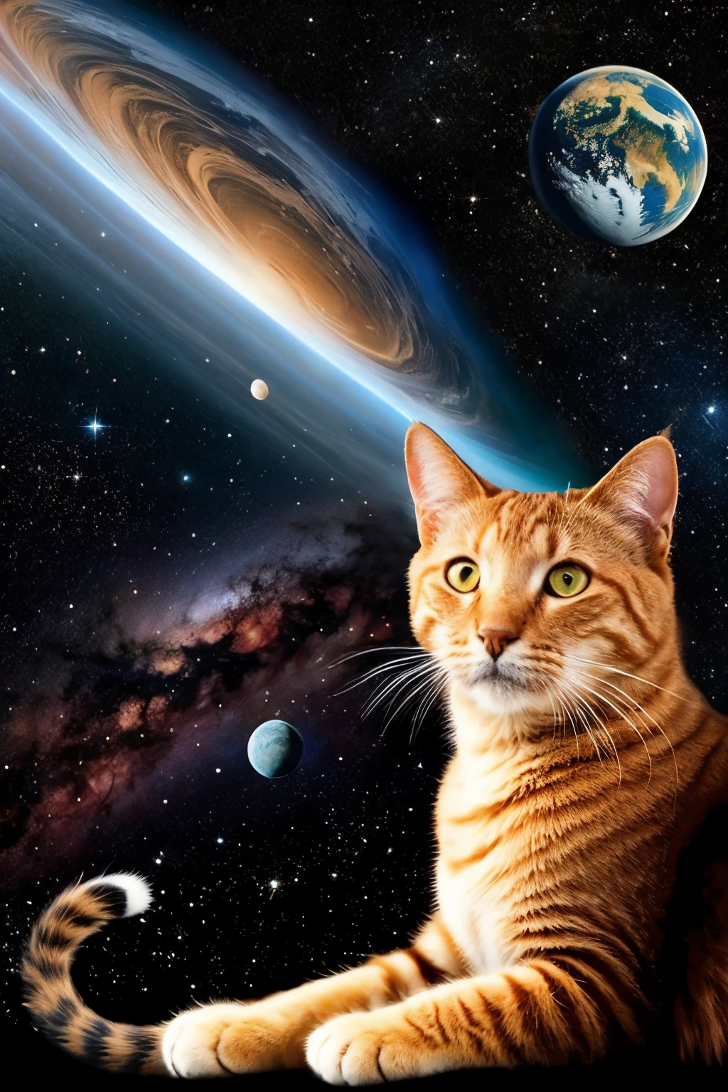 ((melhor qualidade)), ((Obra de arte)), (detalhado), um gato astronauta, avatar