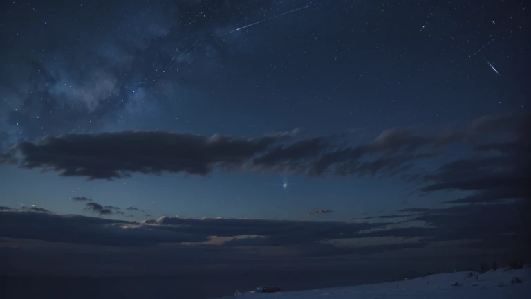 Night sky filled with stars