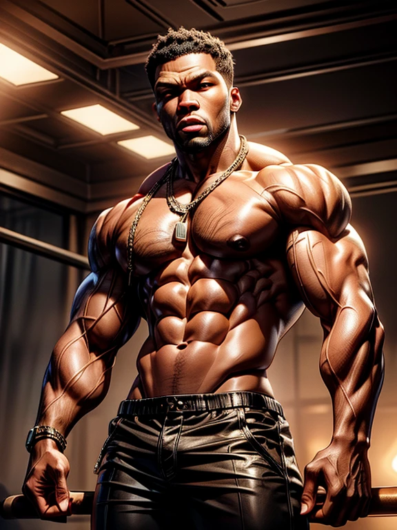 {Rapper 50 Cent com a Atriz Daphne Joy}, corpo inteiro perfeito.