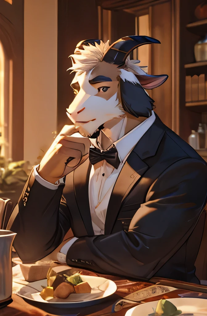 furry, goat , handsome , Male , 