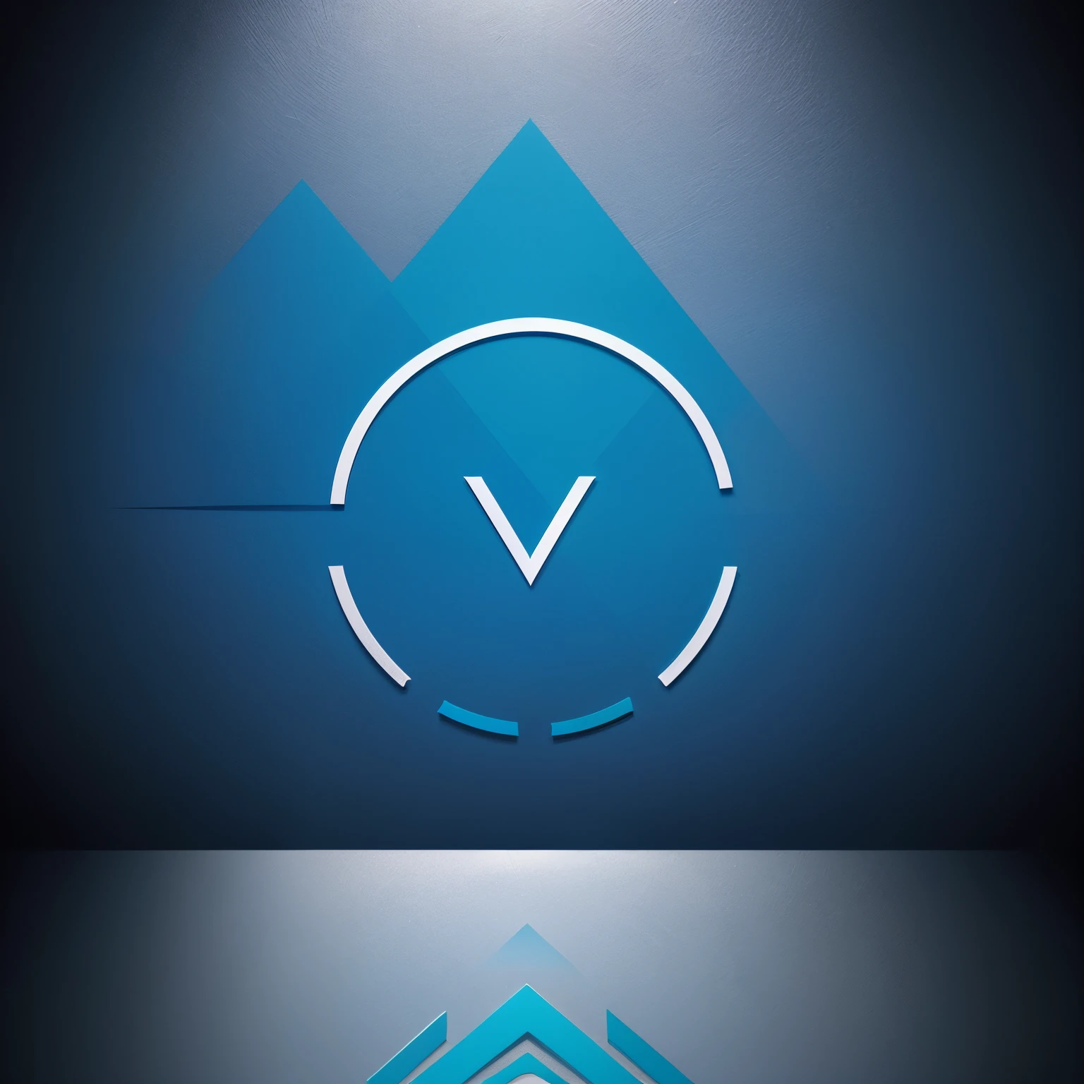 A EMZAENCO clothing brand name, vector graphic logo with blue color palette