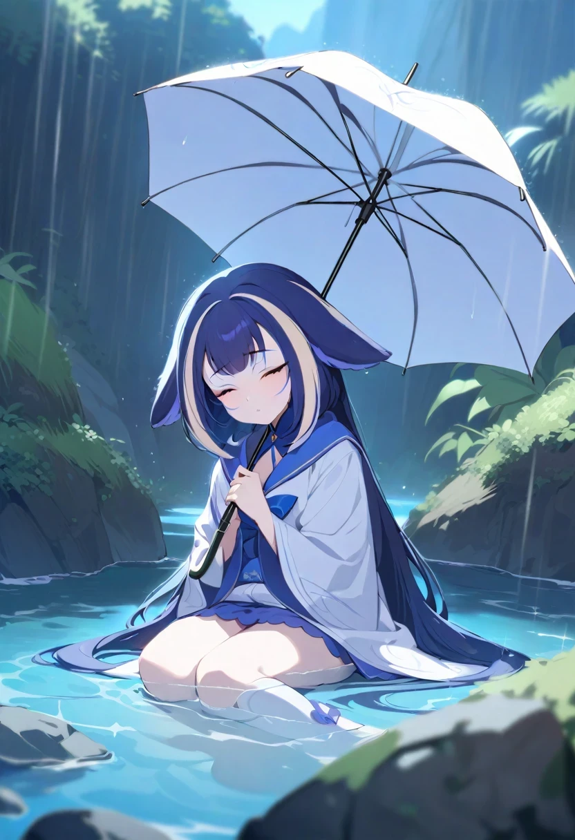 (shylily/(Twich/):1.5),(masterpiece:1.2),(best quality:1.2),Female UX designer, all alone on a desolate island, holding an umbrella in the pouring rain -- AR 9:16 -- S2
A solitary figure of a female UX designer, huddled under an umbrella, on an abandoned island scene -- AR 9:16 -- S2
A melancholic female UX designer, sitting all alone on an island, in the midst of heavy rain, shielding herself with an umbrella -- AR 9:16 -- S2
A contemplative image of a female UX designer, isolated on a deserted island, engrossed in thought as raindrops cascade around her, u