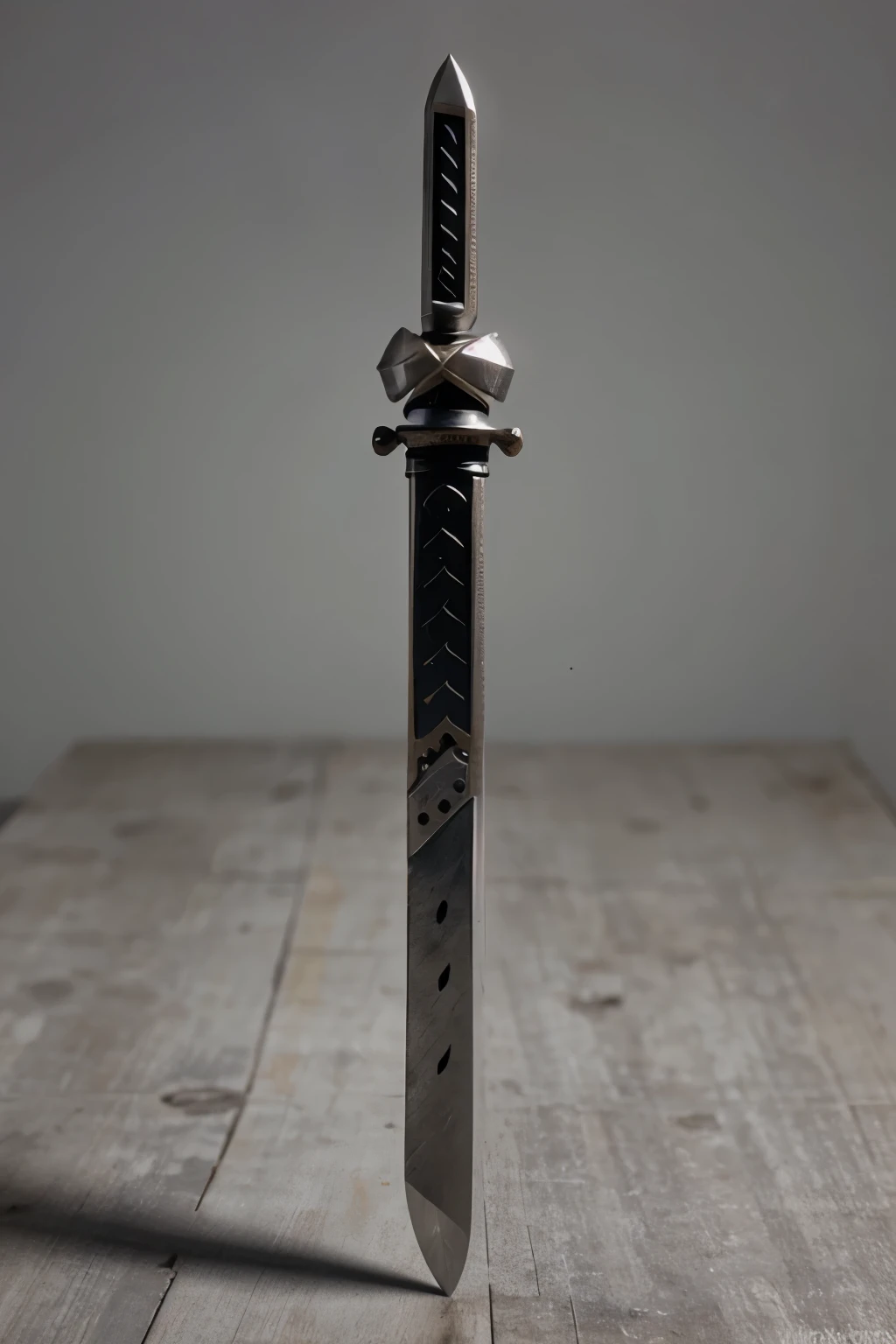 create a sword for a chibi character that is 5 heads tall.