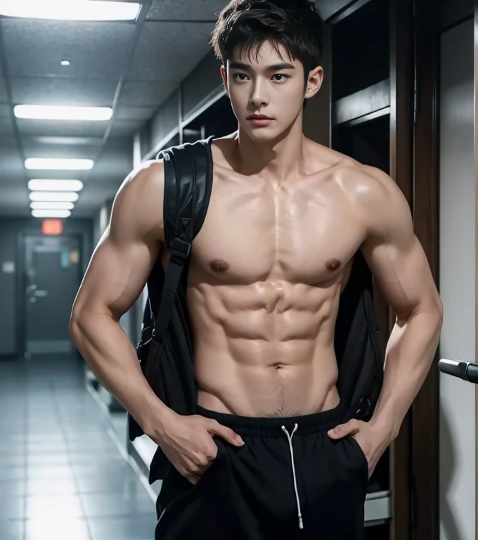 2 young handsome Chinese guy cuddle,naked, 20yr old,police officers,Interpol,hallways,The gun is handsome,musculous, strong sport body,hairy bodies, dark skin, Sexy police (Fine eye 1:3)Seduce, Sex Appeals, Alafard man shirtless carrying a backpack, muscular body, handsome, manly, inspirite by Zhang Han, Cai Xukun, Kim Do-young, Inspired by Bian Shoumin, Inspired by Xiao Yuncong, yihao ren, yanjun cheng, jinyiwei, inspired by Huang Gongwang, xintong chen, Li Xian, Wang yi bao, bare big chest abs, naked chest, naked butts, nice big shape dick, masturbatory , wearing nothing , Black eyes, look at the camera,full bodyesbian, cuff the hands,