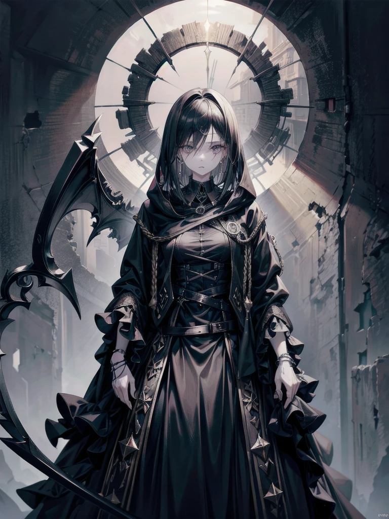 (masterpiece, best quality:1.2), <lora:add_detail:1>, 1girl, <lora:prayhands3:0.8>, prayhands, interlocked fingers, own hands together, red light, red eyes, black short hair, <lora:BloodMagic:1>, bloodmagic