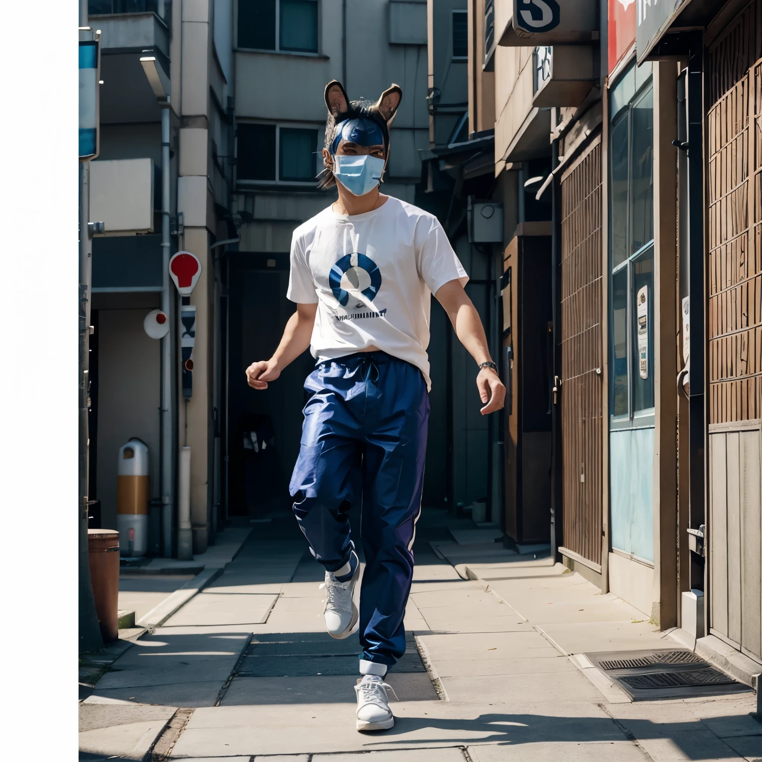 Hair takeshita Dori mask bioforge makeup Illusionist gel shirt thief pants Rabbit warrior shoe dunk master animation the power of the winds