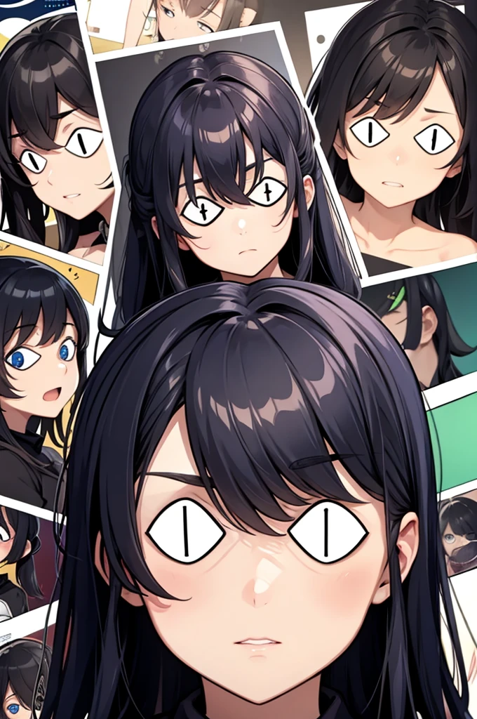 Comic expression eyes