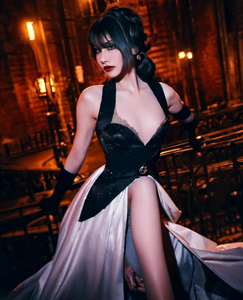 Attractive beauty、Evil女性幹部、Night City、Move your spirit、The darkness、Attractions、brainwashing、brainwashing装置、Evil堕落、Evil、darkness、Black eyeshadow、Black Pantyhose、Black Stockings、dress、dark
