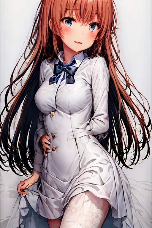 ((highest quality)), ((masterpiece)), (be familiar with), Perfect Face, indoor, Bedroom, Watching the audience,
One woman, Yuigahama Yui,
Open Mouth, Ecstatic expression, blush, smile,
Small breasts, Flat Chest, Young Girl, , , Girl,
Short Hair, Salmon-colored hair, Salmon-colored eyes, Side Pony,
Leg spread,