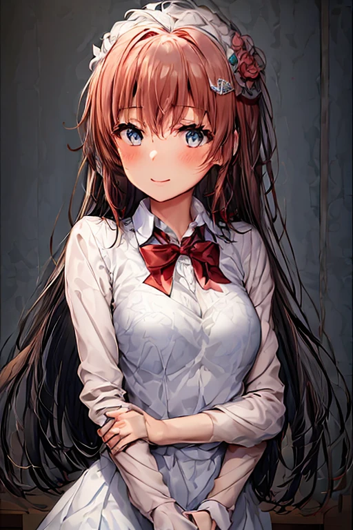 ((highest quality)), ((masterpiece)), (be familiar with), Perfect Face, indoor, Bedroom, Watching the audience,
One woman, Yuigahama Yui,
Open Mouth, Ecstatic expression, blush, smile,
Small breasts, Flat Chest, Young Girl, , , Girl,
Short Hair, Salmon-colored hair, Salmon-colored eyes, Side Pony,
Leg spread,