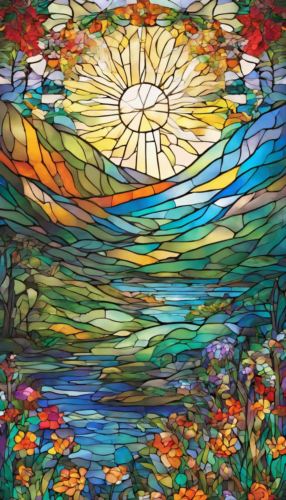Beautiful energy art that gives power to those who see it。Landscape Images。beautiful flowers。Fantastical。Dreamy。Fantasia。