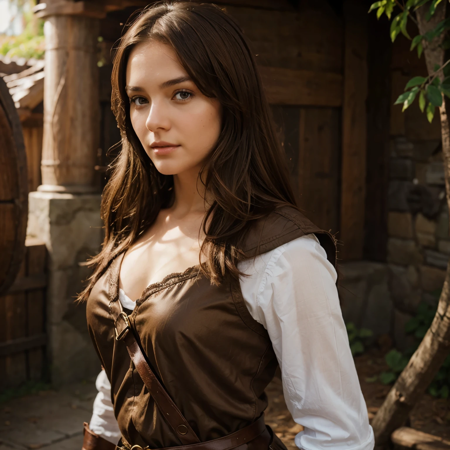 Female, brown hair, Fantasy world 