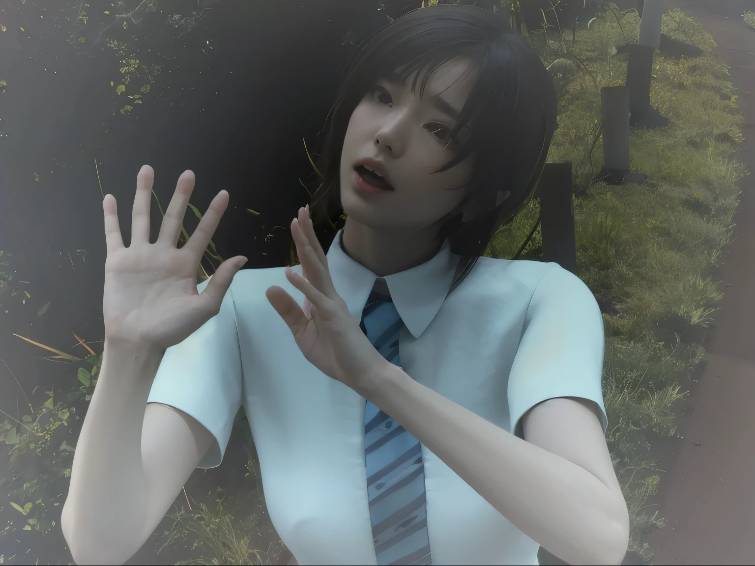 (Detailed CG、Unity、8k wallpaper)、(Very delicate and beautiful)、(masterpiece)、(highest quality:1.2)、(超A high resolution:1.3)、(Beautiful realistic Asian),Beautiful lighting、Perfect Lightning、Realistic Shadows、Fine skin、Very detailed、Detailed face and eyes、Realistic eyes、Sharp pupils、Huge , In the classroom、School、sunset、Beautiful Face、Blurred Background、(Japanese women)、Glowing Skin、Side Up、Beautiful black hair、Blunt bangs、Japan High School Sailor Uniform、Pleated mini skirt、Crying face ((Tabletop, highest quality)), (Glowing Skin), Cinema Lighting, Physically Based Rendering, Awards, Very detailedな肌, Very detailedな顔, Beautiful eyes in every detail, Carl Zeiss 85mm F/1.4, (Cowgirl:1.3), (cumin , Chest and thighs), she'Very cute , (Brown Hair, Straight Long Hair, Open your eyes, Round face), Big cleavage, (Pure white dress, I pulled up my pleated skirt myself:1.3), Watching from afar, (Spread your legs, Focus on the thighs),art、Frowning、Frowning、
