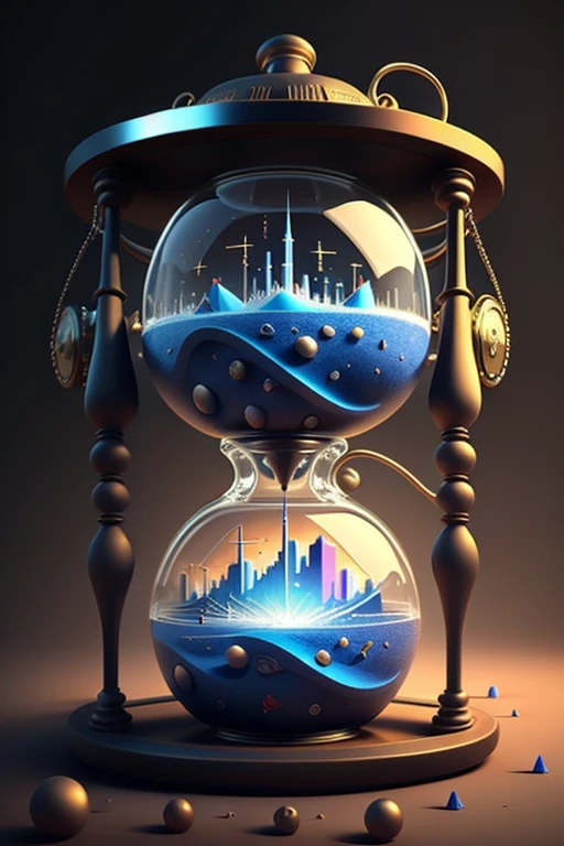 ampulheta, tempo