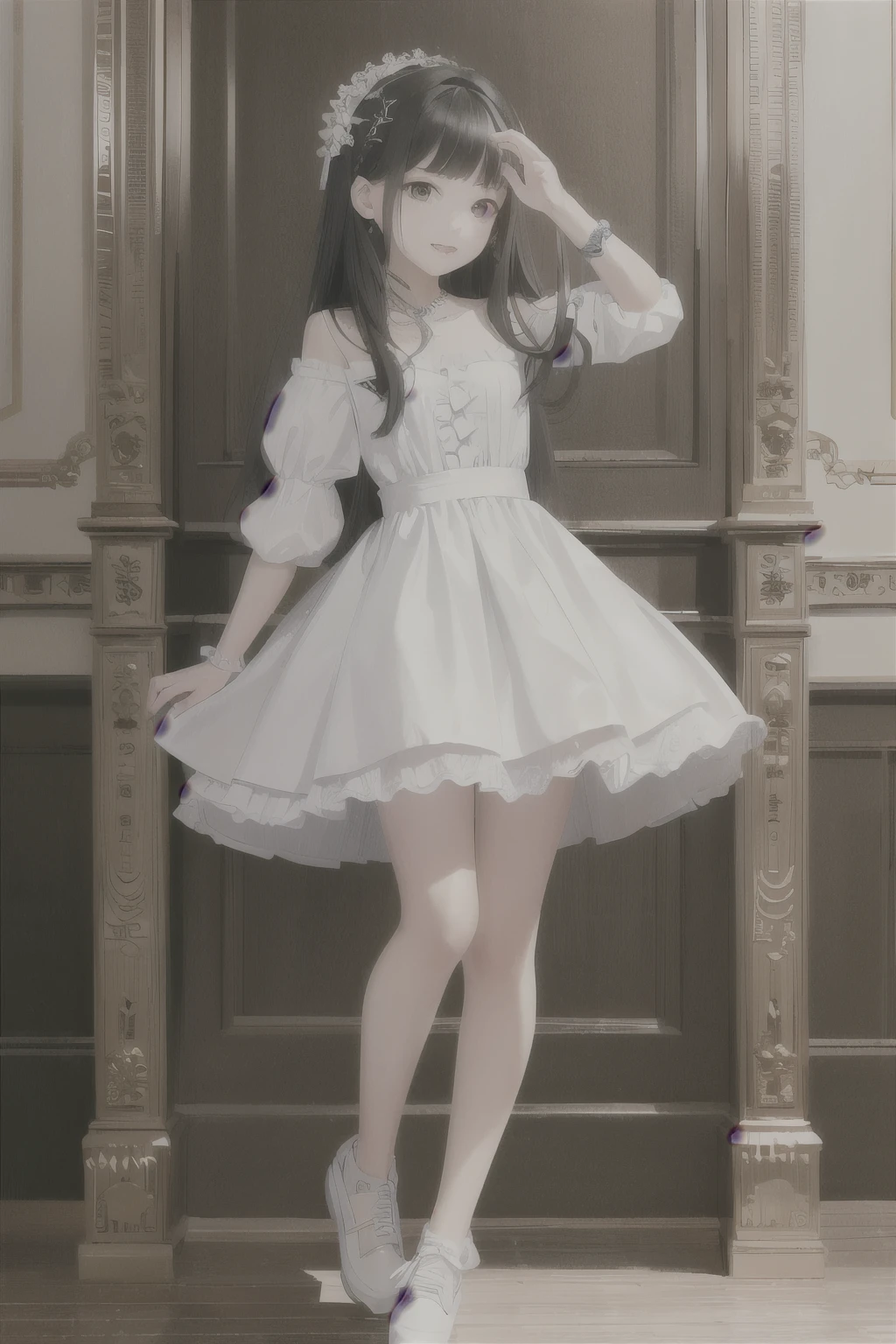 (highest quality, masterpiece: 1.1), (Faithfulness: 1.4), One girl, Full Body Shot