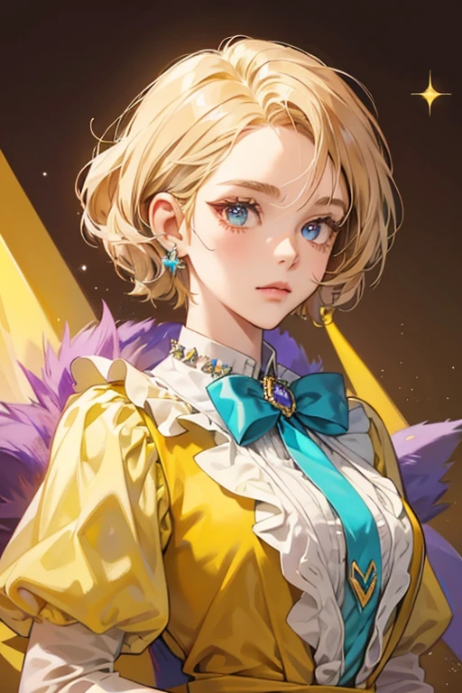 Brownie is a lemon yellow girl hedgehog with light blue spikes around her back. her Jewel Eyes are made out of brown quartzes. For her attire, she wears a purple bowtie with a brown quartz jewel attached to the middle around his neck. SPARKLE; GLITTER