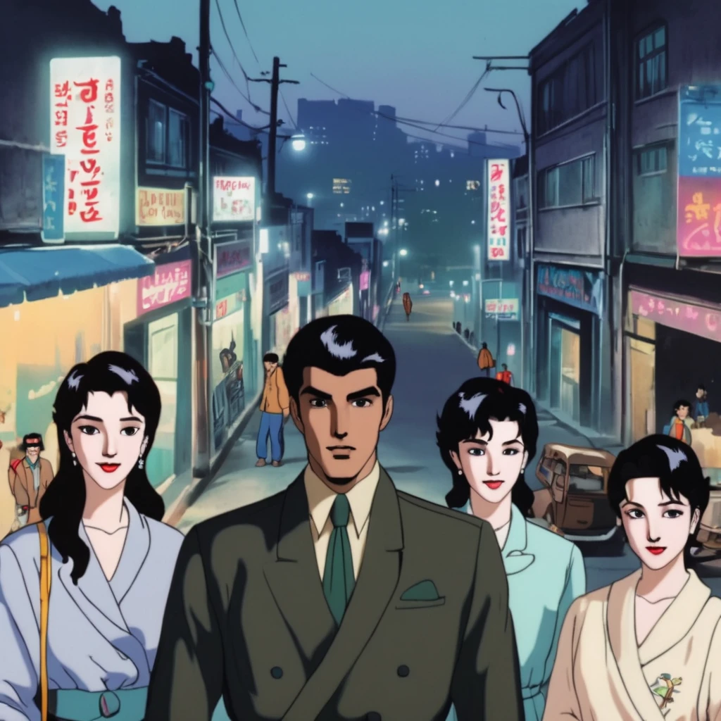 Best quality overall physical looks Very high quality Anime look with 80s style vaporwave feel to it but set in 1950s Korea with both males and very feminine females very highly detailed more accurate authentic korean cultural looks appearance looking authentic accurate lifelike dignified very good looking beautiful and very cute looking very attractive handsome beautiful very korean young men and women together in a very1950s Seoul Neighborhood and period look and feel and style with 1950s in koreafashions with a very DIVERSE VARIETY and variations versions of physical looks types and appearances of Korea/ koreans males that are handsome tall quite muscular strong best quality for fingers with thumb very clearly sharply detailed and defined cute lovely feminine beautiful women Young very attractive and beautiful looking youths males and females best quality ratio both together in group settings Young very attractive very incredibly handsome a little vaporwave and beautiful looking youths male and females in kinda smaller groups of 5 to 9 settings with a DIVERSE VARIETY and whole ranges of different variations version of physical looks and types and appearances of Korean types and appearances with shades and ranges of natural kinda dark chestnut and dark brown hair shades included in a realistic real like way a 1950 korea look in background all sharper clearer detailed defines all images more detailed very ullzang kawaii vibes feel a very 1950s style street in Seoul with a variety of scenes of 1950s Korea life a beautiful real way also have kinda angled clearer sculptured sculpted moulded looks and types handsome and beautiful real like authentic realisticHD High res
CFG Scale
7
Steps 30