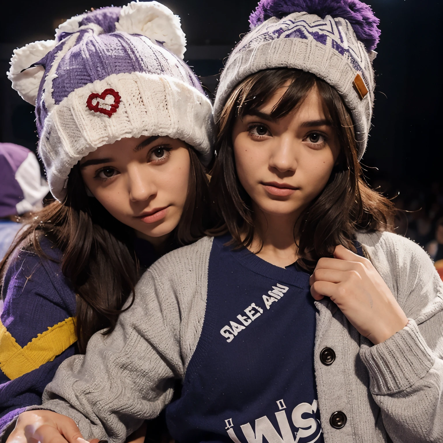 Un chico de pelo morado y poderes de arena enamorado de una chica con gorro de oso y estilo salvaje