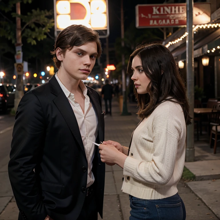 Evan peters on a date