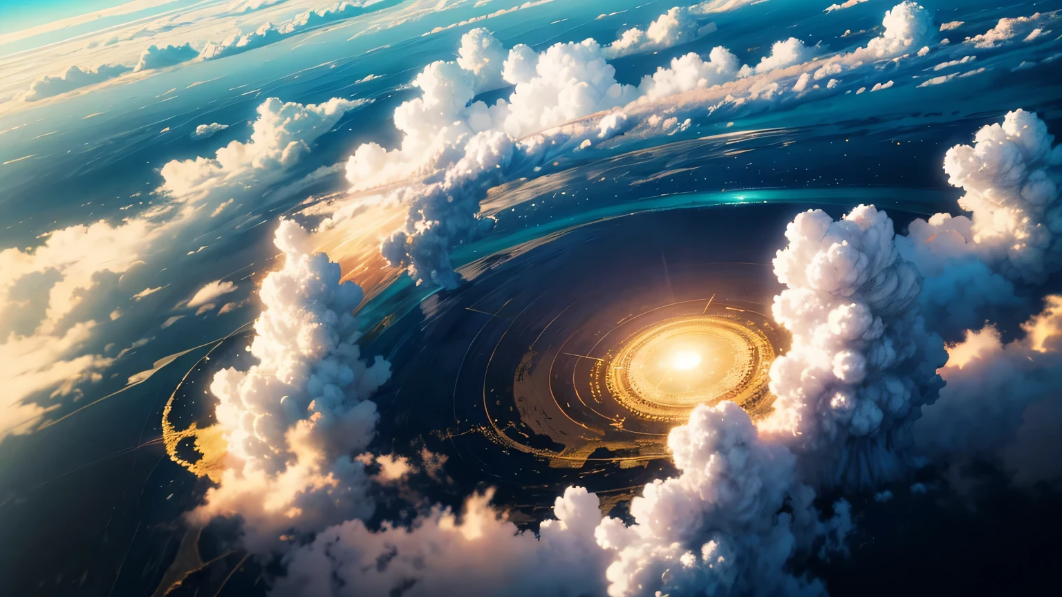 Sea of Clouds，Shining Gold