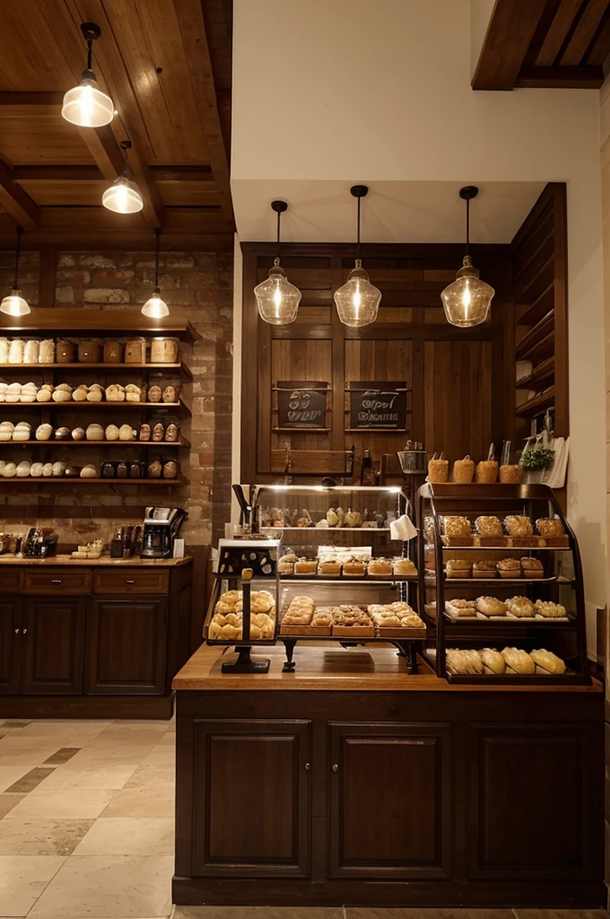 Create an image of an Artisanal Pastry and Specialty Coffee Shop with a design inspired by Colombian culture and florcor with a colonial type, elegante y con musica 