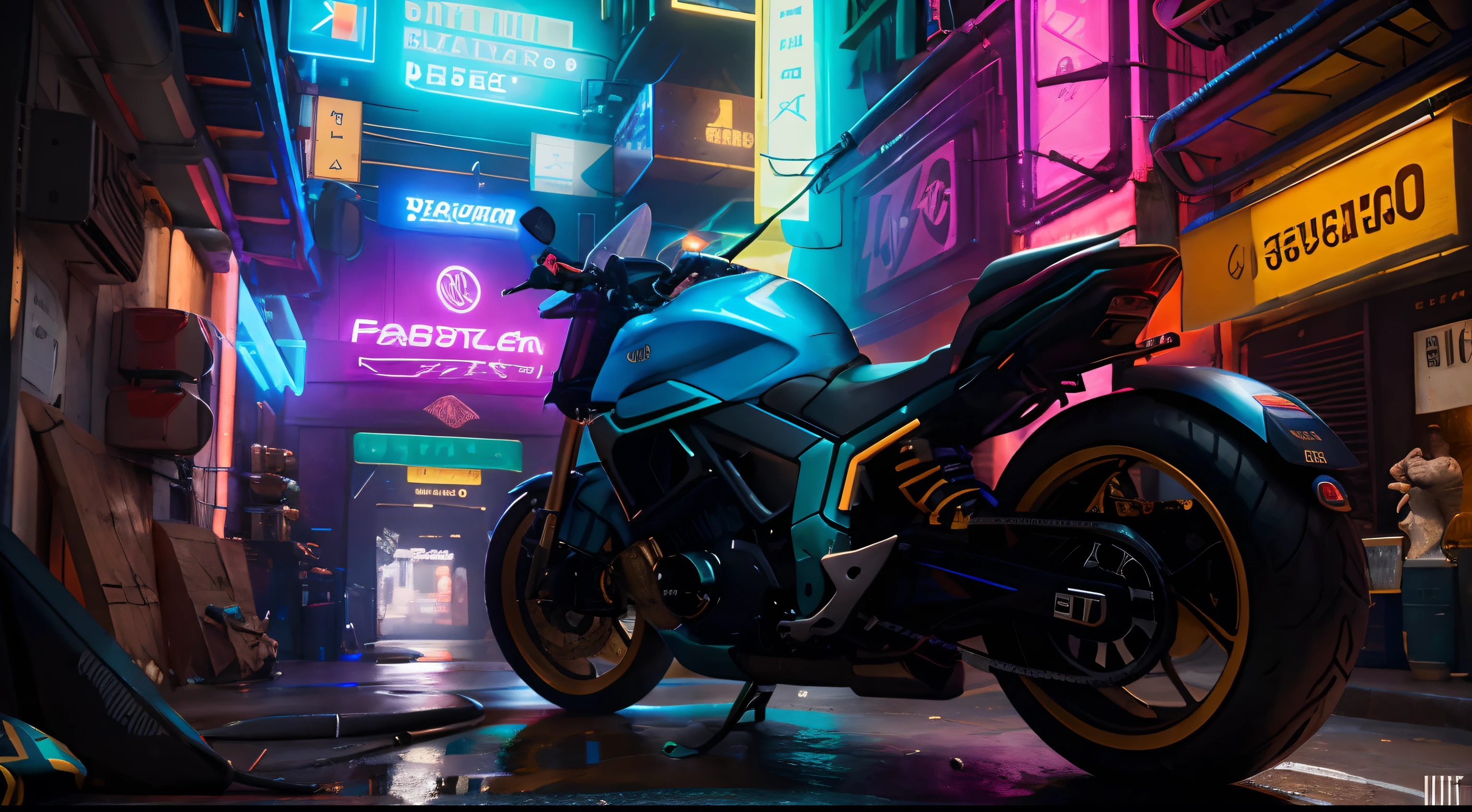 fechar-se, obra-prima, uma bela modelo italiana, louro, em uma rua movimentada com placas de neon, cyberpunk aesthetic, cabelo longo, Very detailed lighting, dramatic, digital art trends on Artstation 8k HD realistic detailed high definition, detalhado, textura da pele, hiper detalhado, textura de pele realista, armadura, melhor qualidade, Ultra alto nada, (fotorrealista: 1.4), high resolution, detalhado,  foto crua, re afiado, por Lee Jeffries Nikon D850 Film Fotografia de Stock 4 Kodak Portra 400 Camera F1.6 Lens Rich Colors Hyper Realistic Texture dramatic Lighting UnrealEngine trend in ArtStation Cinestill 800