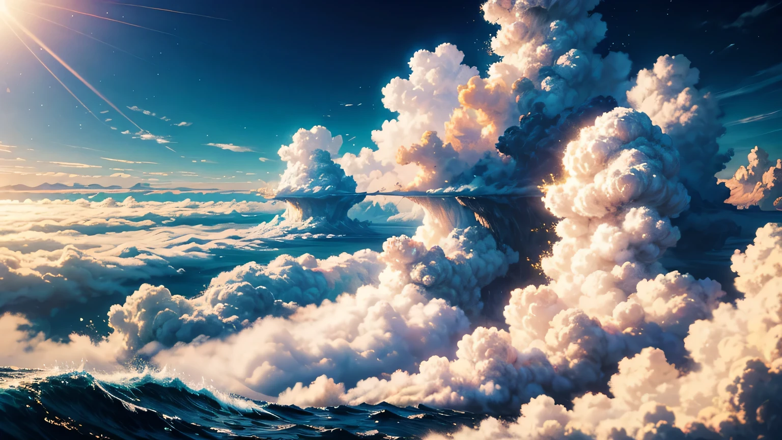 Sea of Clouds，Sea，Shining Gold