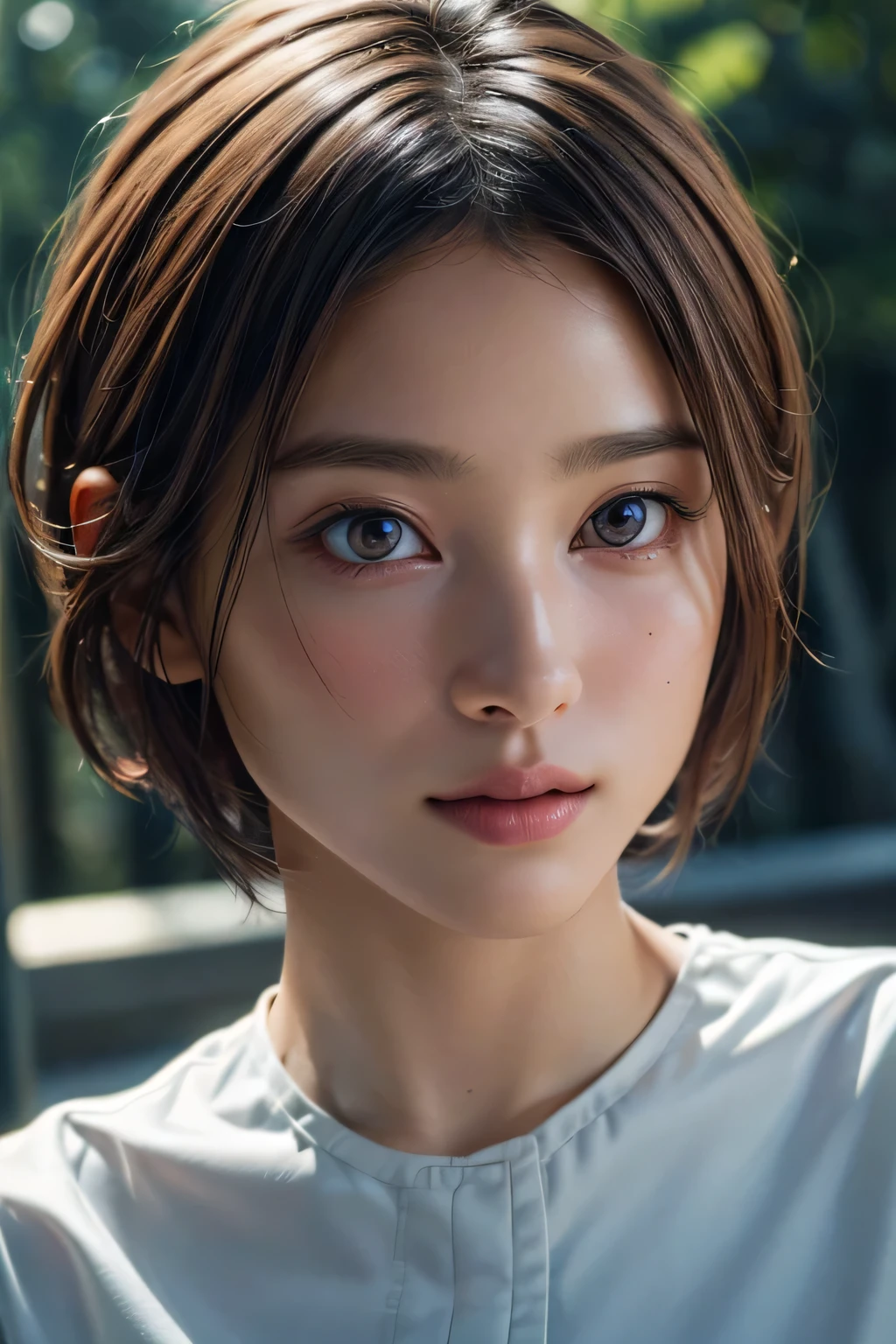 (NSFW:-1.5), (masterpiece:1.3), (8k, photorealistic, RAW photo, best quality: 1.4), 
cinematic lighting, 
(1boy), beautiful face, (realistic face), 
beautiful hairstyle, (short hair:1.5),
realistic eyes, beautiful detailed eyes, 
(realistic skin), beautiful skin, 
(blouse), 
absurdres, attractive, 
ultra high res, ultra realistic, highly detailed, 
golden ratio, 1girl, 
