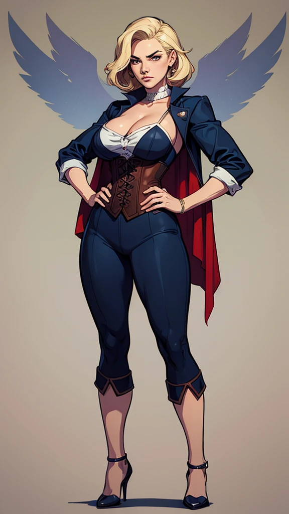 a close up of a cartoon of a Super homen standing with his hands on his hips, Super homen pose, francamente, Super homen costume, estilo de arte da DC Comics, Super homen, gabe newell as a Super homen, arte oficial, Full body illustration, donald trump as Super homen, superhero body, 90s personagem de quadrinhos design, personagem de quadrinhos, Super homen is high, dcmination comics style. - Ela tem uma estatura alta, with a slender and agile figure, evidenciando sua agilidade e destreza. -fundo colorido Design de personagens de retrato, beautiful digital illustration, retrato de alta qualidade, Arte em quadrinhos, Corpo inteiro sensualizando ou pelada. folha de retorno. member return leaf clothes of the day hellish day expression love wearing sadomasochistic clothes Character pose random scenery Style Yvonne Strahovski Cartoon style digital illustration colorful background diverse attractive woman sesy medium breasts beautiful witch clothes in symmetrical, female girlfriends pose beautiful breasts in cartoon style beautiful and dynamic digital illustration snow white together with cinderella with body in symmetry a beast with a corset and beautiful breasts, corpo bem definidoPersonagem mulher bruxa Jennifer Connelly com marcas de guerras Imagem de desenho animado de uma mulher . GTA n style illustration, estilo de arte dos desenhos Personagem mulher estilo atompunk Fiona rainha Anna de Arendelle com marcas de guerras Imagem de desenho animado de uma mulher .Ilustra??sketch style of a woman with a stethoscope and a white shirt, Betty Cooper, zenoscope, retrato de emma geada, Gwen Stacy, Emma Frost, Retrato de Artgerm, estilo artgerm, quadrinhos artgerm, graphic artist artgerm, Isto'It's not artgerm style, Artgerm detalhado, Invisible Woman, imagem de avatar, extremely detailed artBeautiful pose in portrait mode Cartoon character in dynamic pose two women together with freckles on their faces Disney princess Queen Anna of Arendelle with 1,60 cm para a esquer