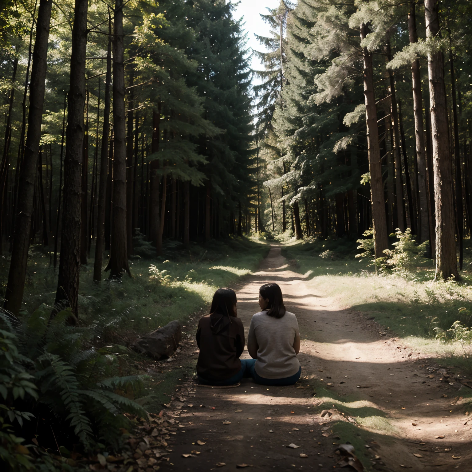 That people lost in forest