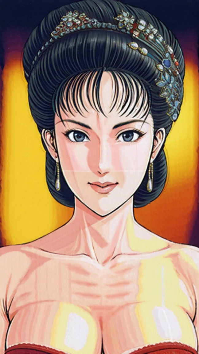 (best quality), (very aesthetic), (ultra-detailed), (best illustration),a mature female,NSFW,Perfect Face,Suikoden,Mrs. Lin,(full_body),(full_nude),red cheek,Large drops of sweat are pouring from the whole body,skinny,chinese traditional bath room,Get up from the bathtub,Drops of water dripping from the skin of the entire body,Looking down,Looking away