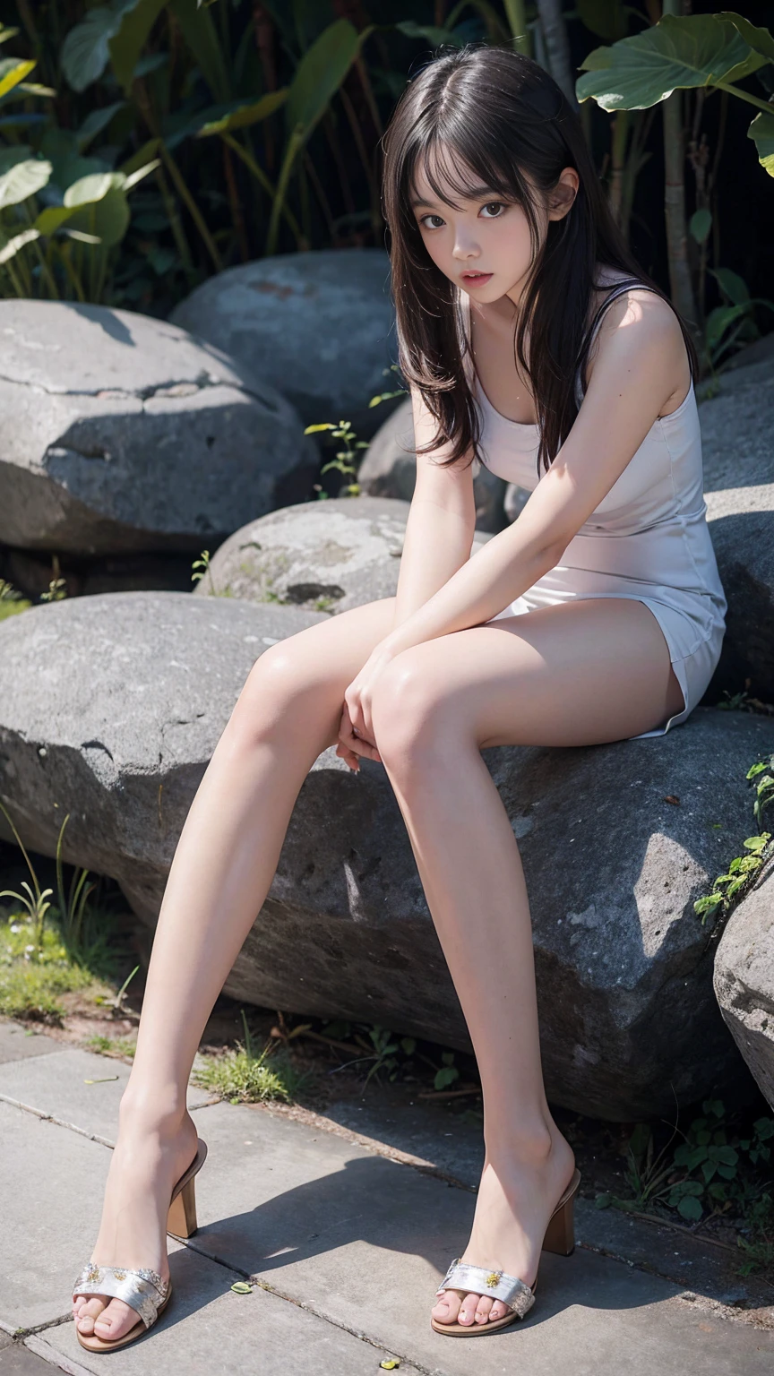 8k,Girl,Bare legs,