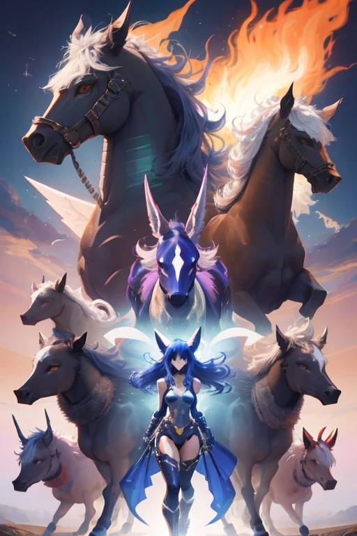 animal illustrations,mixed species,different kinds of animals,various species,diverse animals,digimon evolution，Ultimate Evolution，perfect body，ultimate body，horse，There is personification，digimon evolution，Ultimate Evolution，perfect body，ultimate body，UFO，There is a horse，There is personification animation comprehensive，Multiple animal races，Fully anthropomorphic（Beast ears and tail），Lots of beautieany dancers，Lots of beauties