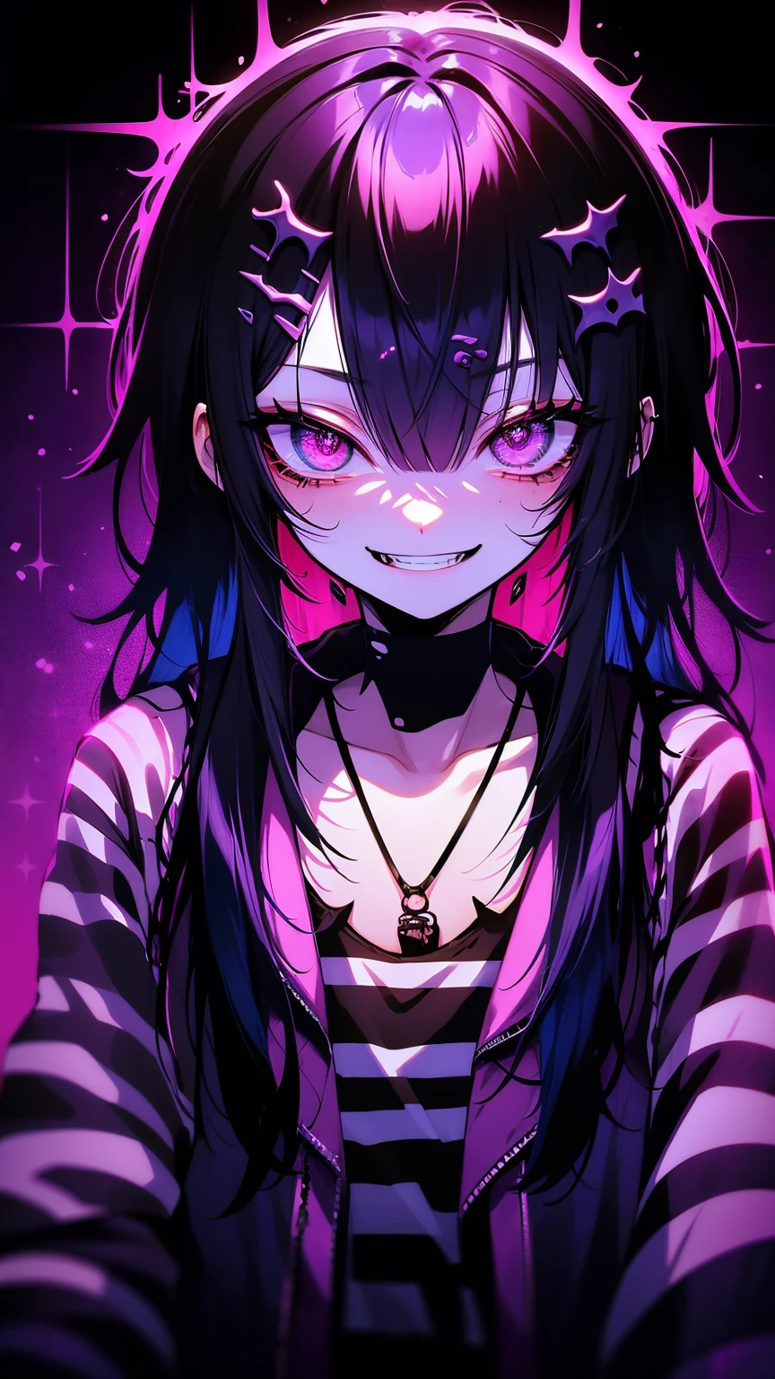 Beetle Juice, Official Art, 1 Boy, Solo, (Prank, Fantasy Scene, Demon), (Zen Entanglement, Mandala, Tangle, Entanglement:0.6), (Demon, Semi-Real, Demon, Shiny Skin, Textured Skin), Holographic Eyes, Heterochromatic, Purple Eyes, Striped Jacket, Striped Shirt, Bicolor Hair, Striped Hair, Multicolored Hair, Red Hair, Green Hair, Wild Hair, Evil Scene, Teeth, Side Lighting, Ray Tracing, Depth of Field, Solo, Extreme Light and Shadow, Masterpiece, Post-apocalyptic rich detail, (detailed eyes), (handsome) detailed, (dirt spots), (horror theme), (beetle juice), detailed eyes, (straight to the point), (masterpiece), (best quality), (super detailed), (best illustration), (best shadow), edge lighting, beetle juice, ((beetle juice)), crazy smile, crazy expression,