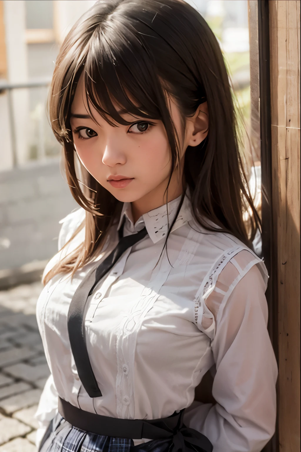 Cute girl tied up and held captive、Japanese、