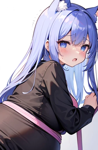 Have cat ears、work、Looks very painful、Small face、、masterpiece、Very embarrassed look、Big Breasts、Very impatient、Trembling、Sweating、Are pregnant、No characters allowed、Being restrained、disease、4 frames