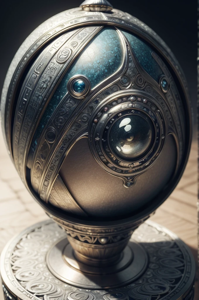 (high quality), (masterpiece), (detailed), 8K, Surrealistic depiction of futurism (1 girl 1.2), Japanese characters and totem elements in a silver themed environment. Meticulous detail captures the seamless blend of tradition and innovation in this visually stunning work. Popular on artstation.