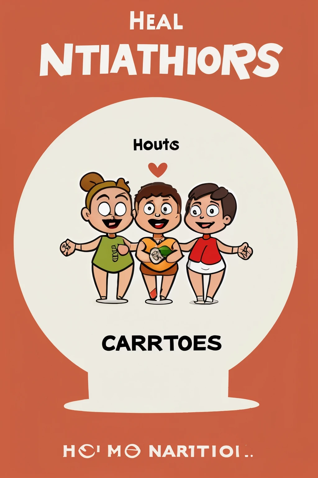 Carbohydrates nutrition health human friends cartoon