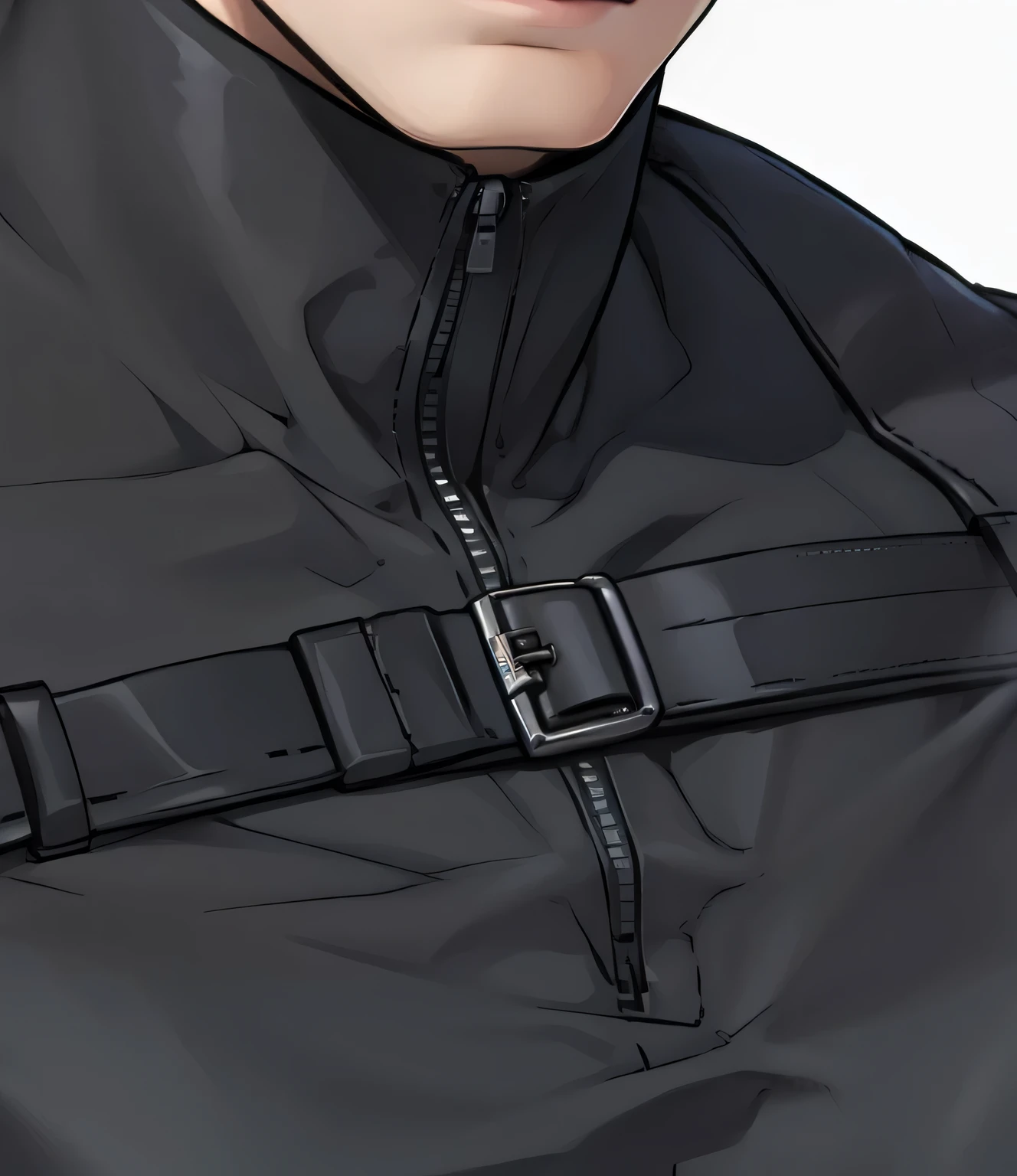 neck，zipper