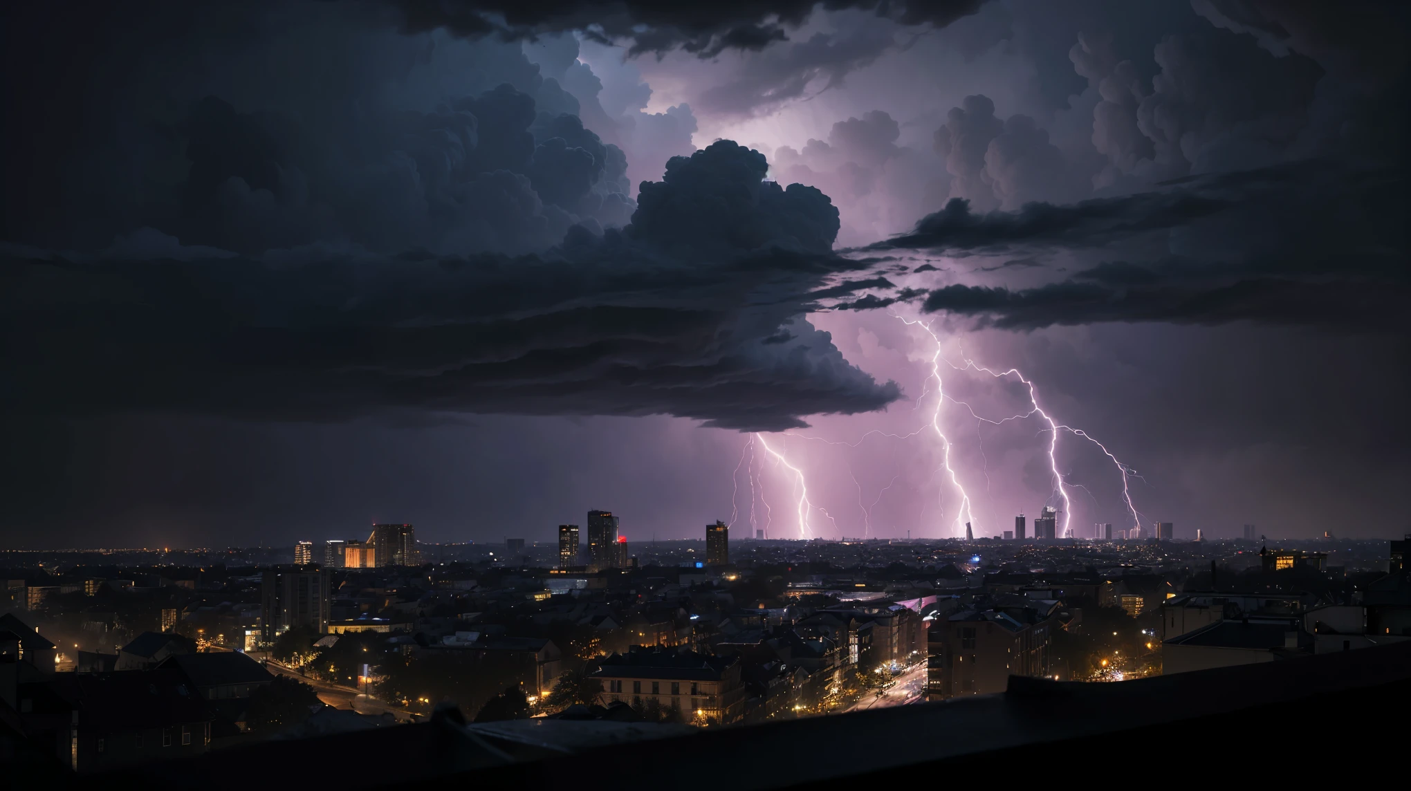 (Late Afternoon):0.9, (Dense atmosphere):0.8, (It's cold):0.7, (city):1.2, (Medieval):1.1, (storm):1.4, (lightning):1.3, (rain):1.2, (霧rain):1.2, (Detail 8k):1.5.